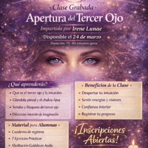Clase Apertura del Tercer Ojo