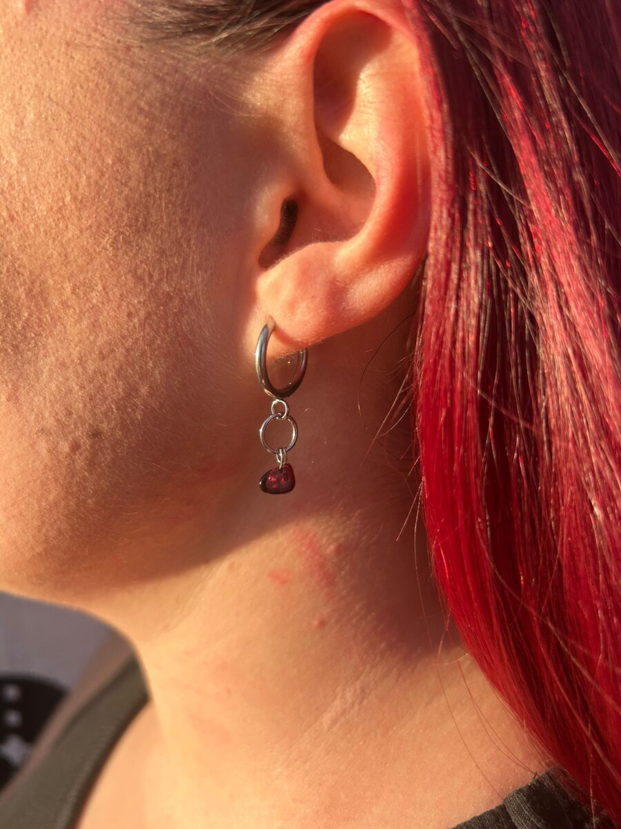 Pendientes Granate - Imagen 2