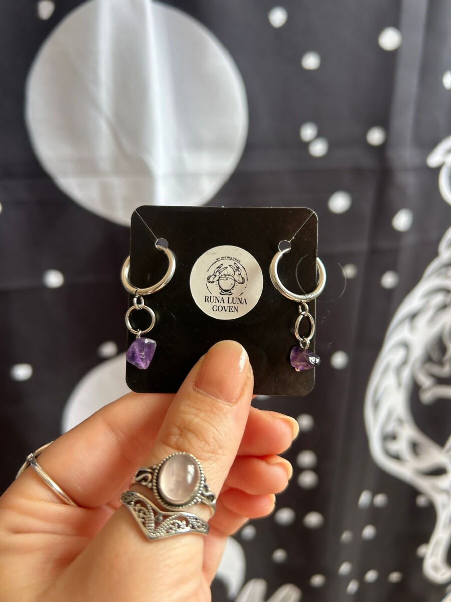 Pendientes Amatista