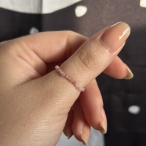 Anillo Cuarzo Rosa